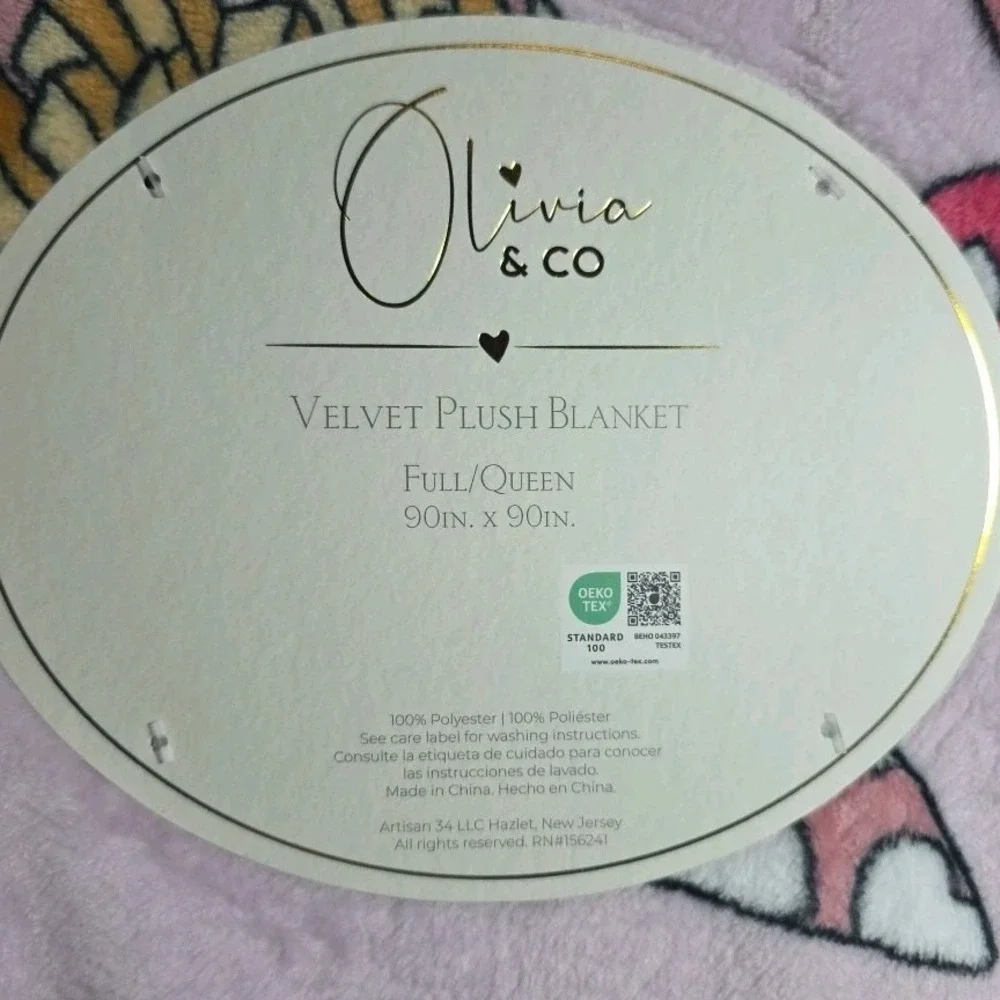 HUGE 90X90 Valentine Velvet‎ Plush Blanket Fries Befrore Guys NEW
